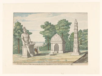 Heiligtum bei Negapatnam an der Küste von Coromandel