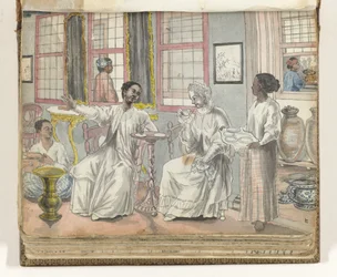 Besuch in einem europäischen Haus, Batavia