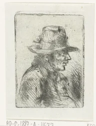 Mann mit Hut