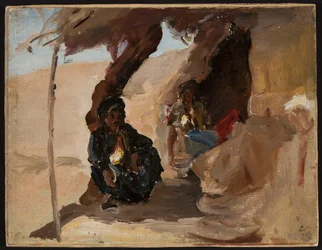Wüste - Rast in der Wüste. Von der Reise nach Palästina
