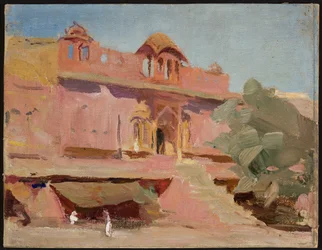 Jaipur - Gebäude. Von der Reise nach Indien
