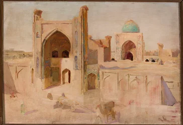 Kalan-Moschee in Buchara. Von einer Reise nach Turkestan