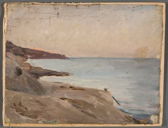 Meereslandschaft - Jalta. Von der Reise auf die Krim