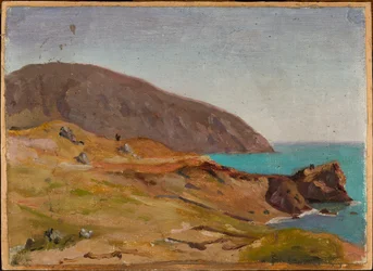 Blick auf das Meer. Von der Reise auf die Krim