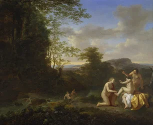 Landschaft mit Nymphen
