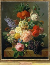 Blumen und Früchte