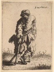 Bettler mit Holzbein, 1632