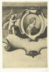Belagerung von Breda (Blatt mit Porträt von Friedrich Heinrich), 1637