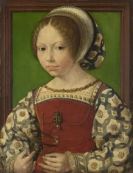Porträt der Prinzessin Dorothea von Dänemark 1520-1580, ca. 1530