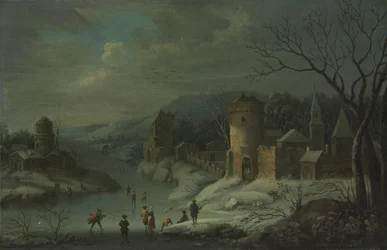 Winterlandschaft, um 1680-1718