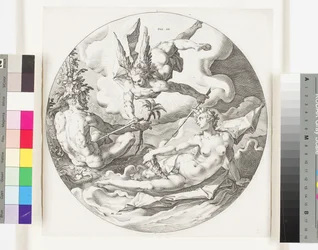 Die Erschaffung des trockenen Landes und der Meere, ca. 1589