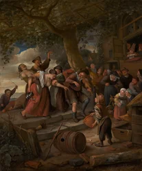 Ein Schwein gehört in den Stall, ca. 1673-5