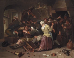 Streitende Spieler, ca. 1665