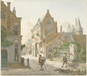 De Waardpoort und der Oude Gracht in Utrecht
