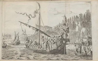 Stenka Razin aus: Drie aanmerkelyke reizen, 1675