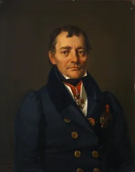 Porträt des Schriftstellers Pjotr Iwanowitsch Sokolow 1766-1836, 1830