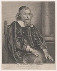 Porträt von Ephraim Bonus, Arzt