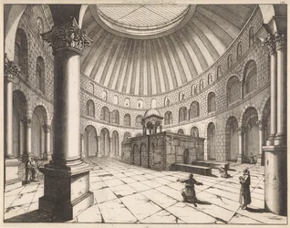 Innenraum der Grabeskirche in Jerusalem