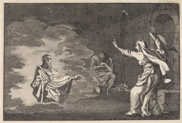 Saul bei der Hexe von Endor