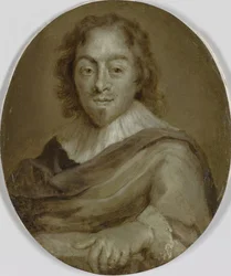 Porträt von Constantijn Huygens, Dichter, Sekretär von Prinz Friedrich Heinrich und Prinz Wilhelm II. und erster Rat und Schatzmeister von Wilhelm III.