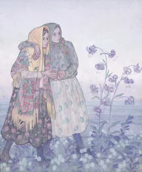 Prozession polnischer Hochlandfrauen, ca. 1910