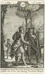 Gespräch zwischen Albrecht von Österreich und Karl VI.