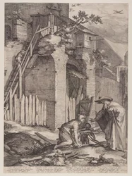 Prophet Elija mit der Witwe von Zarpat