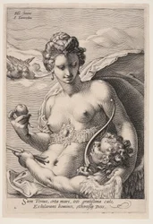 Venus und Amor, aus Drei Göttinnen