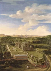 Wollaton Hall und Park, Nottingham, 1697