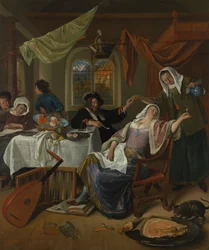 Der zügellose Haushalt, ca. 1663-64