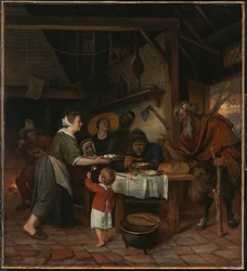 Der Satyr und die Bauernfamilie