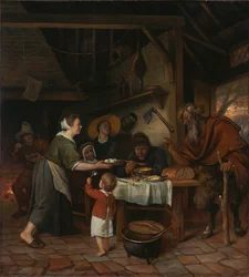 Der Satyr und die Bauernfamilie