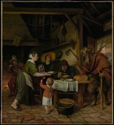 Der Satyr und die Bauernfamilie