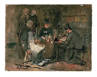 Im Büro des Anwalts (Studie)