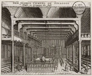 Innenraum der Portugiesischen Synagoge in Amsterdam