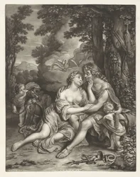 Venus hält Adonis von der Jagd ab