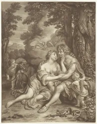 Venus hält Adonis von der Jagd ab