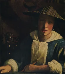 Junges Mädchen mit einer Flöte, um 1665-1675