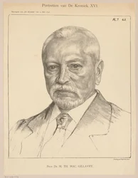 Porträt von Theodorus Hendrik Mac Gillavry im Alter von 62 Jahren