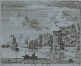 Ansicht des Landguts Sparenhout in Haarlem