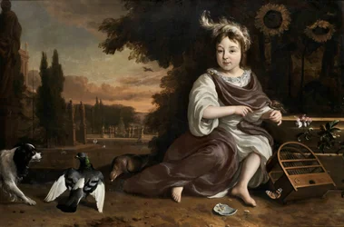 Jan Weenix Prinz von Oranien mit Vogelkäfig