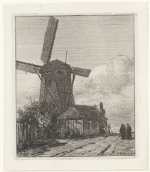 Ansicht des Treckwegs in Den Haag