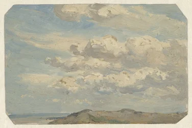 Dünenkuppe mit links dem Meer
