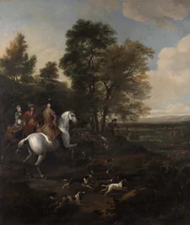 Hasenjagd, ca. 1690