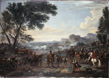 König Wilhelm III. und seine Armee bei der Belagerung von Namur