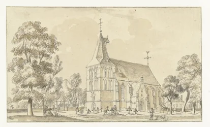Die Kirche in Asperden, Deutschland