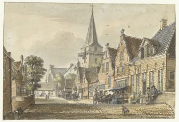 Ansicht des Dorfes Harmelen