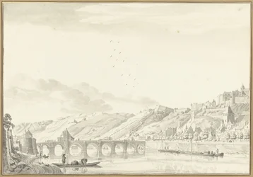 Ansicht der Stadt und des Schlosses in Namur