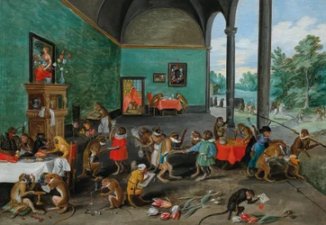 Allegorie der Tulpenmanie, Mitte des 17. Jahrhunderts