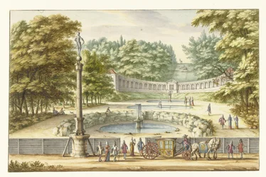 Amphitheater in Kleve, nach Süden gesehen